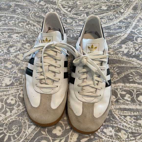 Addidas samba men’s size 9 white black - Picture 1 of 6